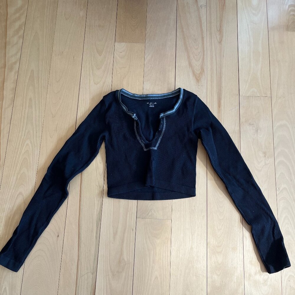Urban Outfitters black long sleeve top